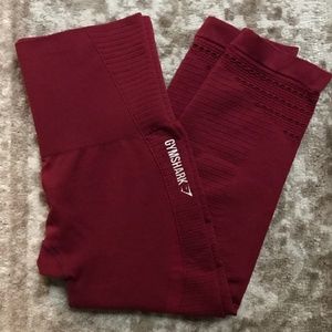 Excellent condition red Gymshark crop